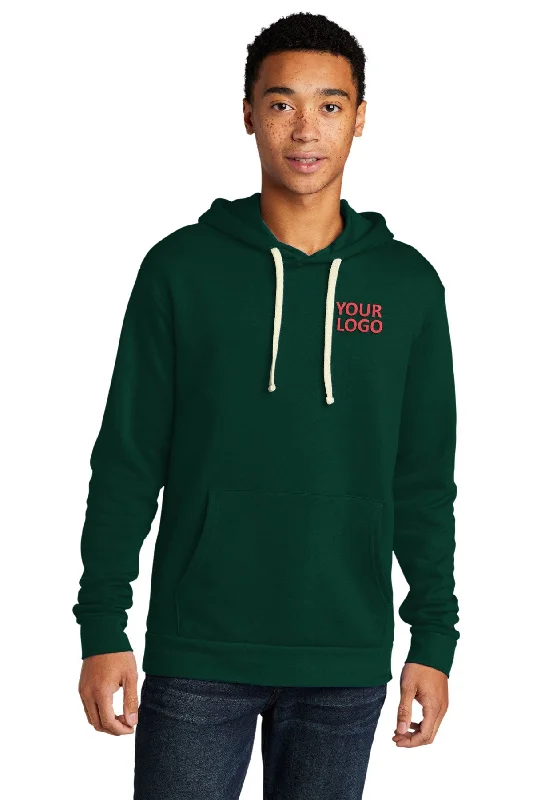 Next Level Unisex Beach Fleece Customized Hoodies, Forest Green