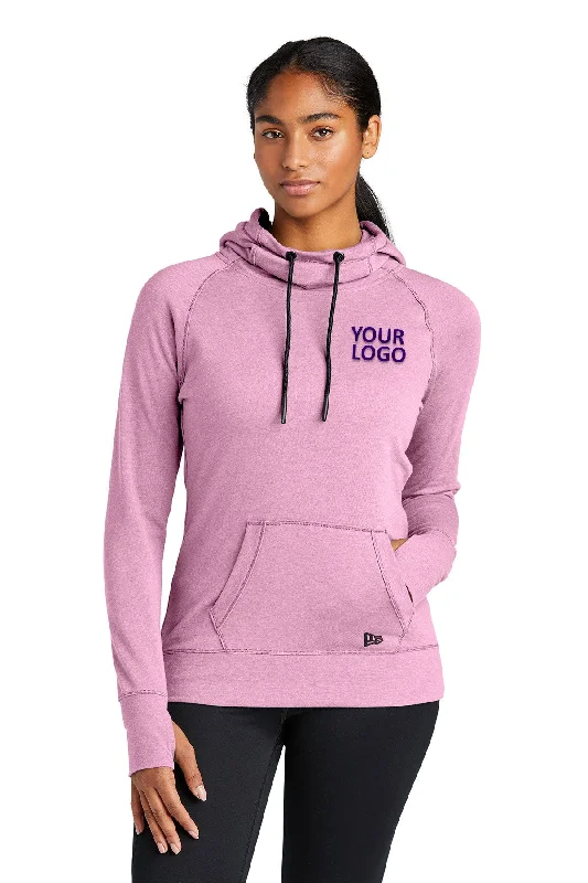 New Era Ladies Tri-Blend Custom Hoodies, Lilac Heather