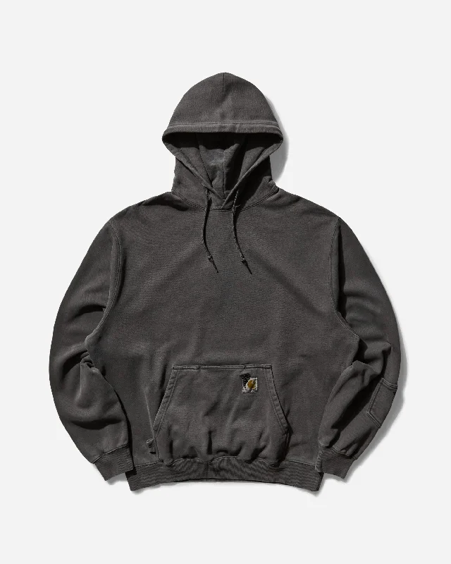 Men's INVINCIBLE Pigment Dyed Hooded Sweatshirt Soot