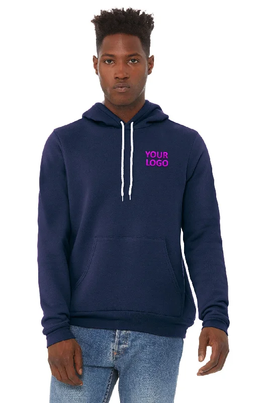 Bella Canvas Unisex Sponge Fleece Hoodie, Navy