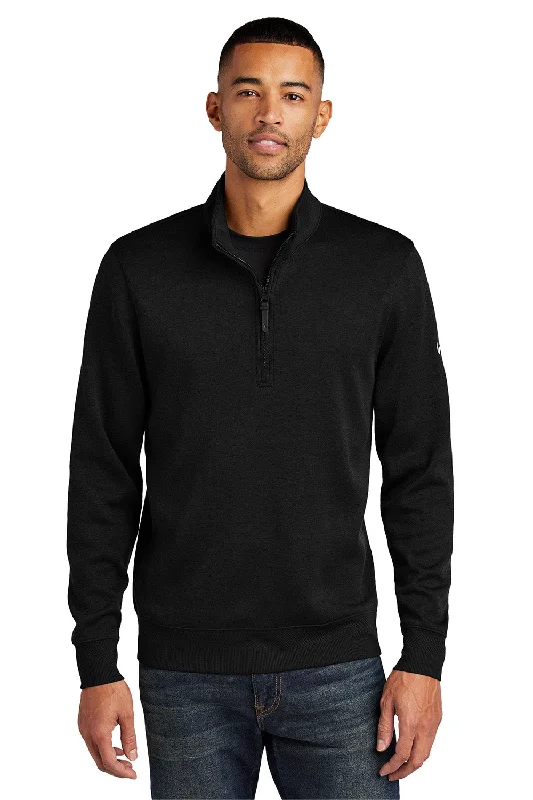 Nike Mens Dri-Fit 1/4 Zip Sweatshirt - Black - New