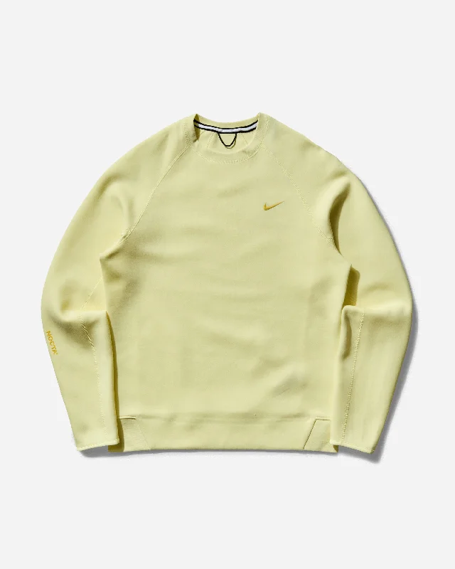 Men's NOCTA Tech Fleece Crewneck Sweatshirt Citron Tint