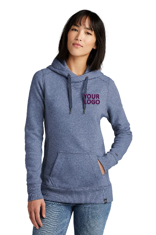 New Era Ladies French Terry Custom Hoodies, Dark Royal Twist