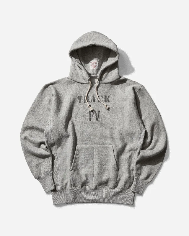 Men's True To Archives 2nd Patent Hoodie Silver Grey