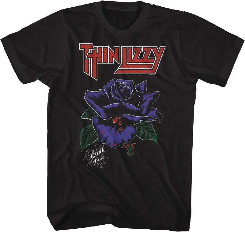 Black Rose Thin Lizzy T-Shirt