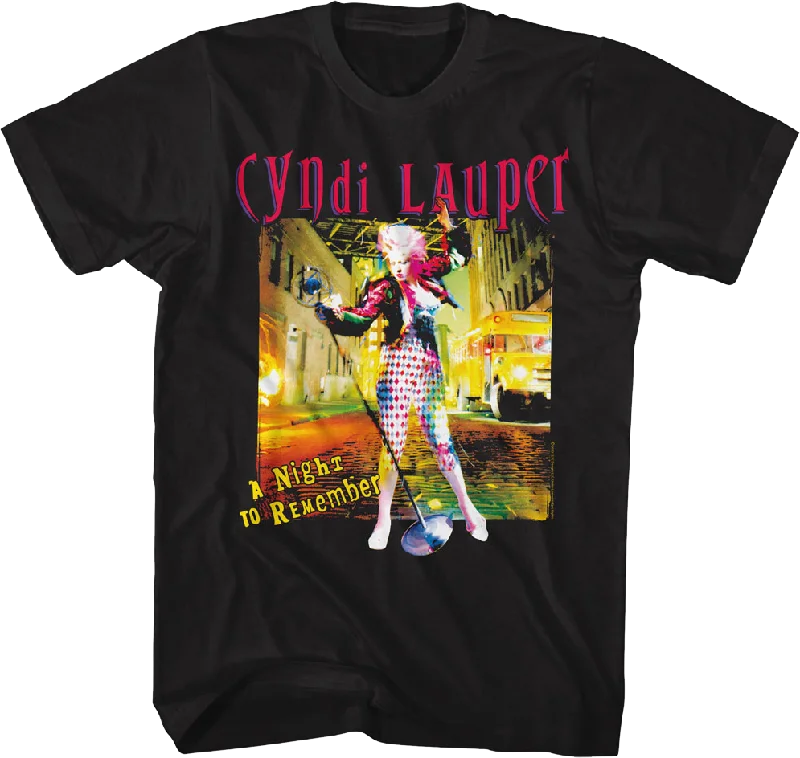 A Night To Remember Cyndi Lauper T-Shirt