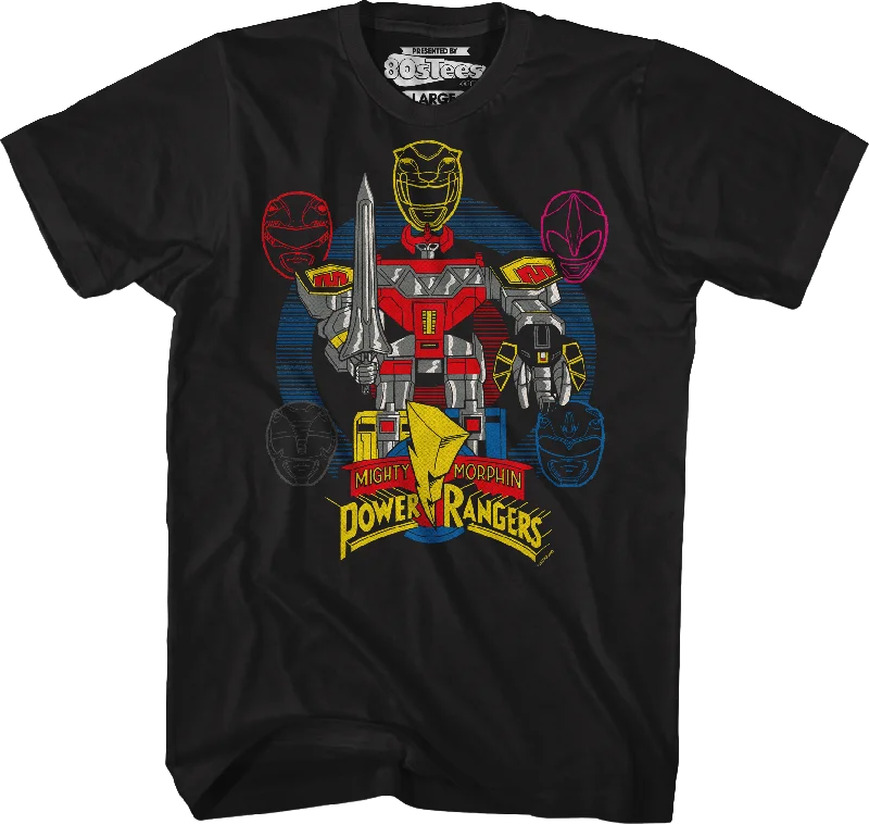 Megazord Mighty Morphin Power Rangers T-Shirt