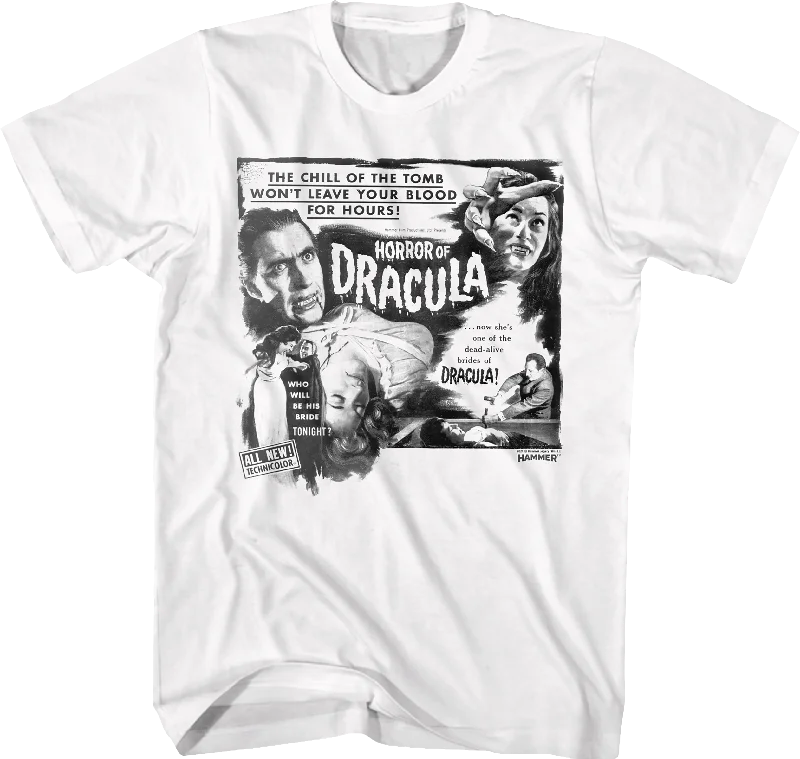 Horror Of Dracula Hammer Films T-Shirt