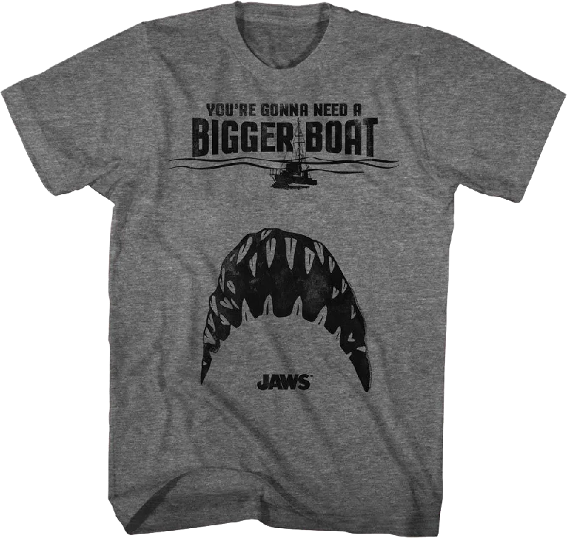 Bigger Boat Teeth Jaws T-Shirt