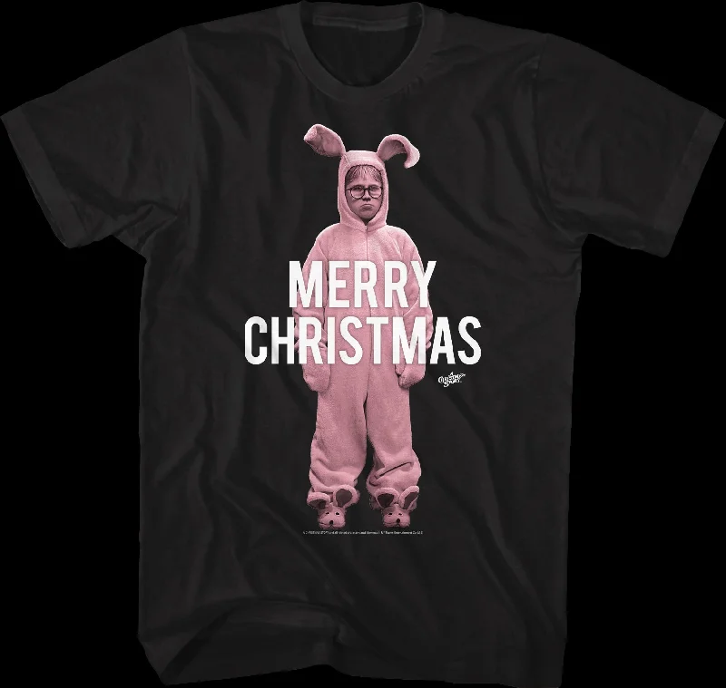 Pink Bunny Christmas Story Shirt