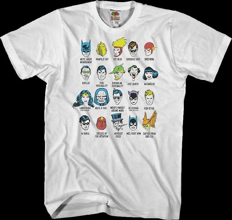 Comic Book Issues Justice League T-Shirt