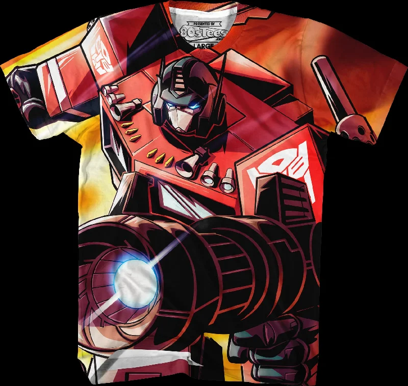 Sublimation Optimus Prime Shirt