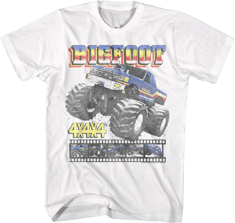 Monster Truck Film Reel Bigfoot T-Shirt