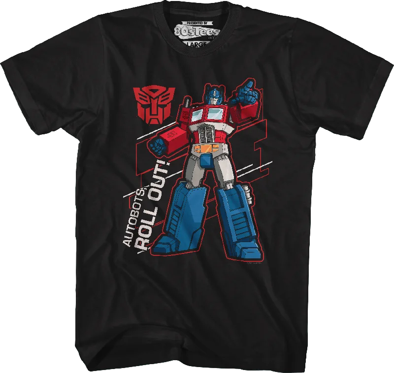 Autobots Roll Out Optimus Prime Transformers T-Shirt