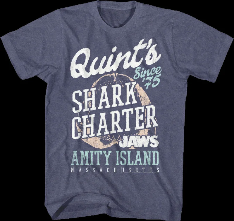 Quint's Shark Charter Jaws T-Shirt