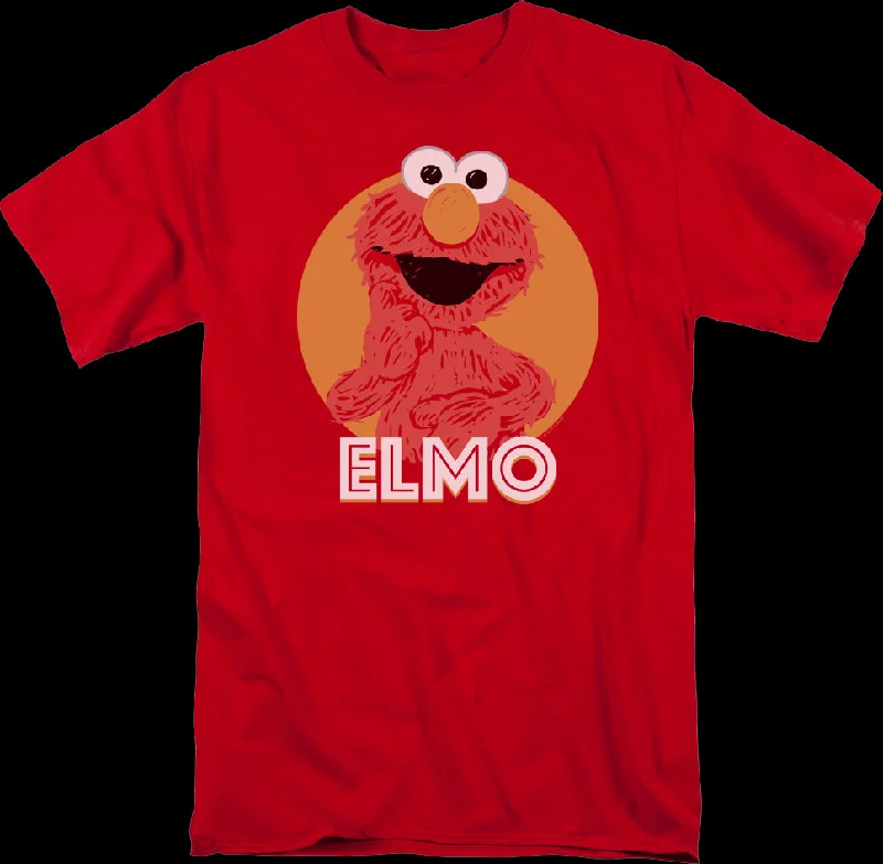 Elmo Circle Sesame Street T-Shirt