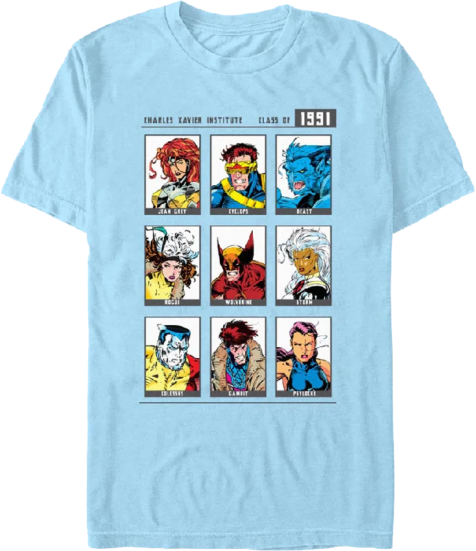 Charles Xavier Institute Class Of 1991 Marvel Comics T-Shirt