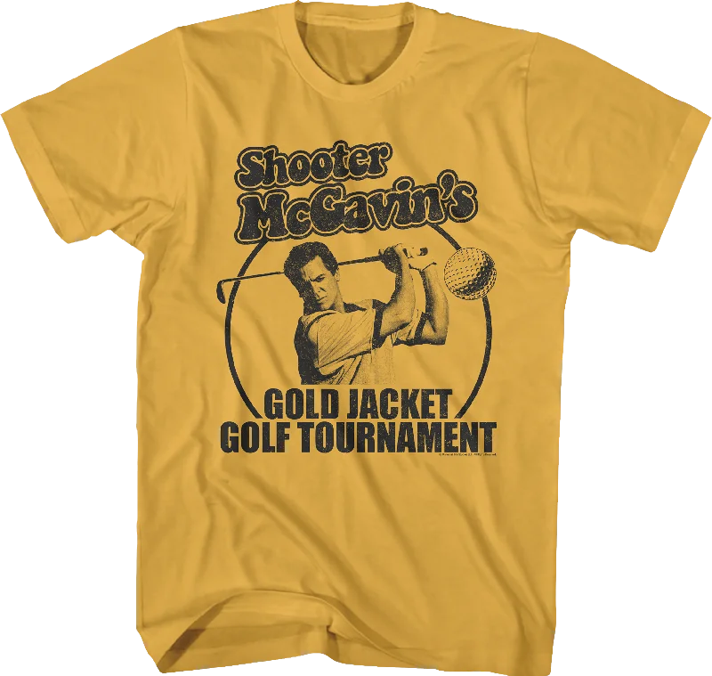 Shooter McGavin's Gold Jacket Golf Tournament Happy Gilmore T-Shirt