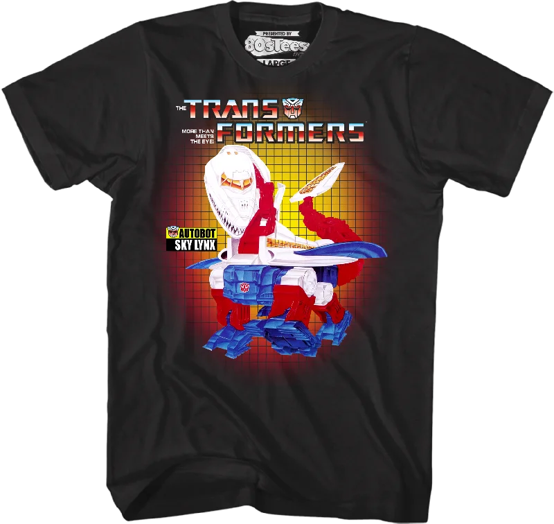 Box Art Sky Lynx Transformers T-Shirt