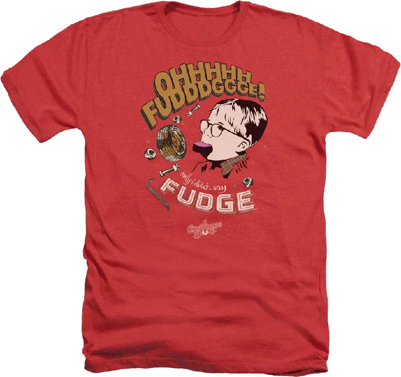 Red Heather Oh Fudge Christmas Story T-Shirt