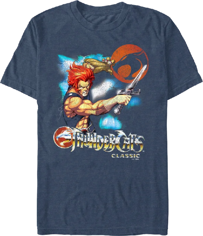 Retro Lion-O Sword of Omens ThunderCats T-Shirt