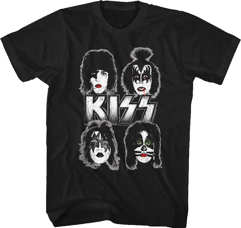 Face Paint KISS T-Shirt