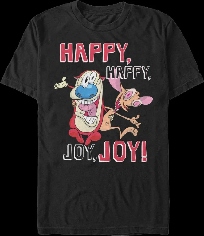 Happy Happy Joy Joy Ren and Stimpy T-Shirt