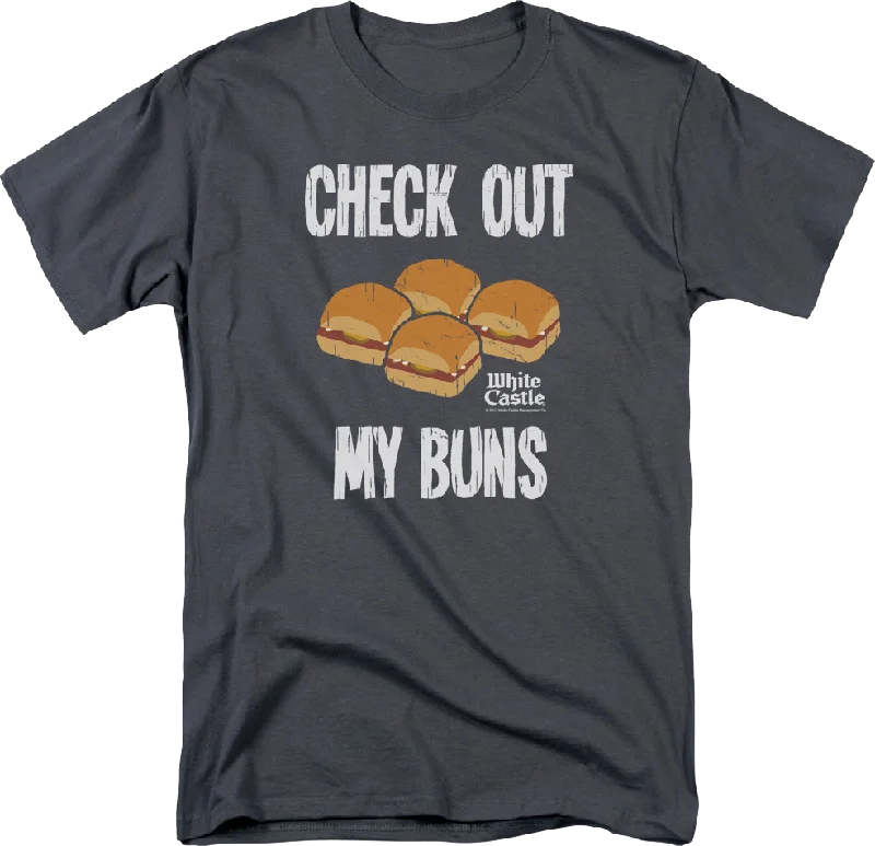 Check Out My Buns White Castle T-Shirt