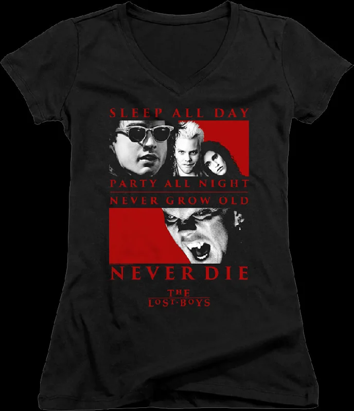 Ladies Never Die Lost Boys V-Neck Shirt