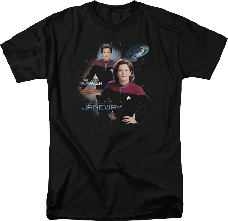 Captain Janeway Star Trek Voyager T-Shirt