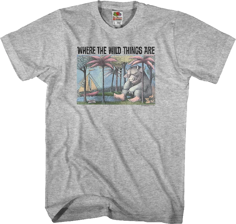 Where The Wild Things Are Book Cover T-Shirt