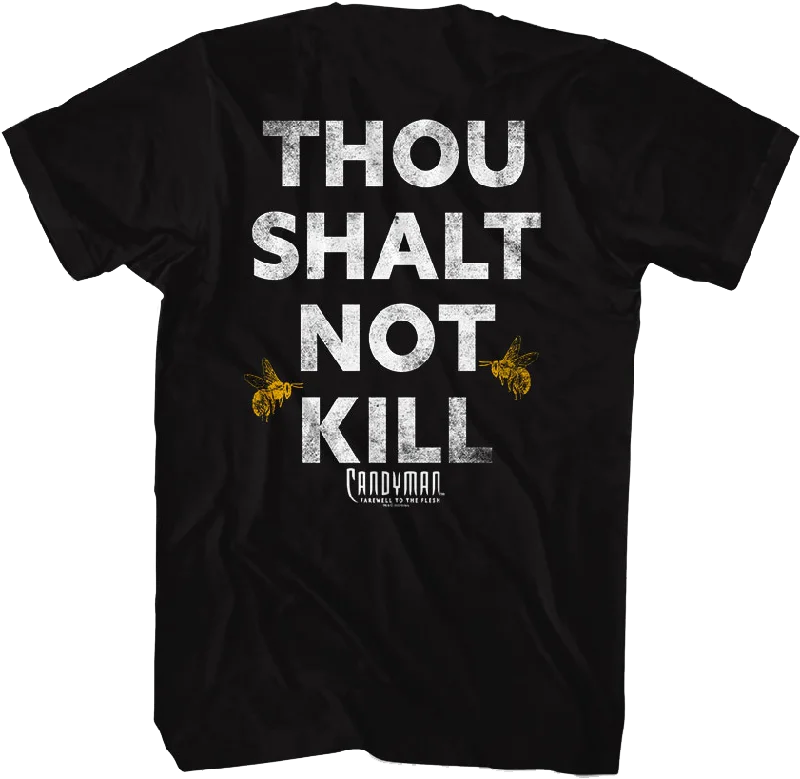 Front & Back Thou Shalt Not Kill Candyman T-Shirt