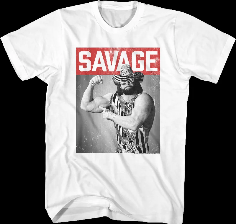 Distressed Photo Macho Man Randy Savage T-Shirt