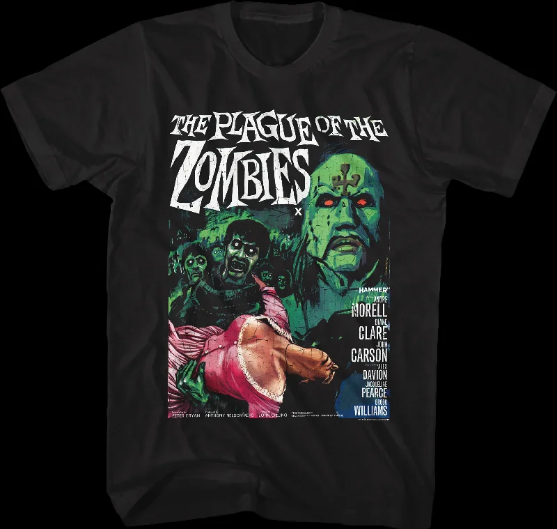 The Plague Of The Zombies Hammer Films T-Shirt