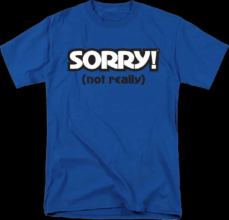 Blue Sorry T-Shirt