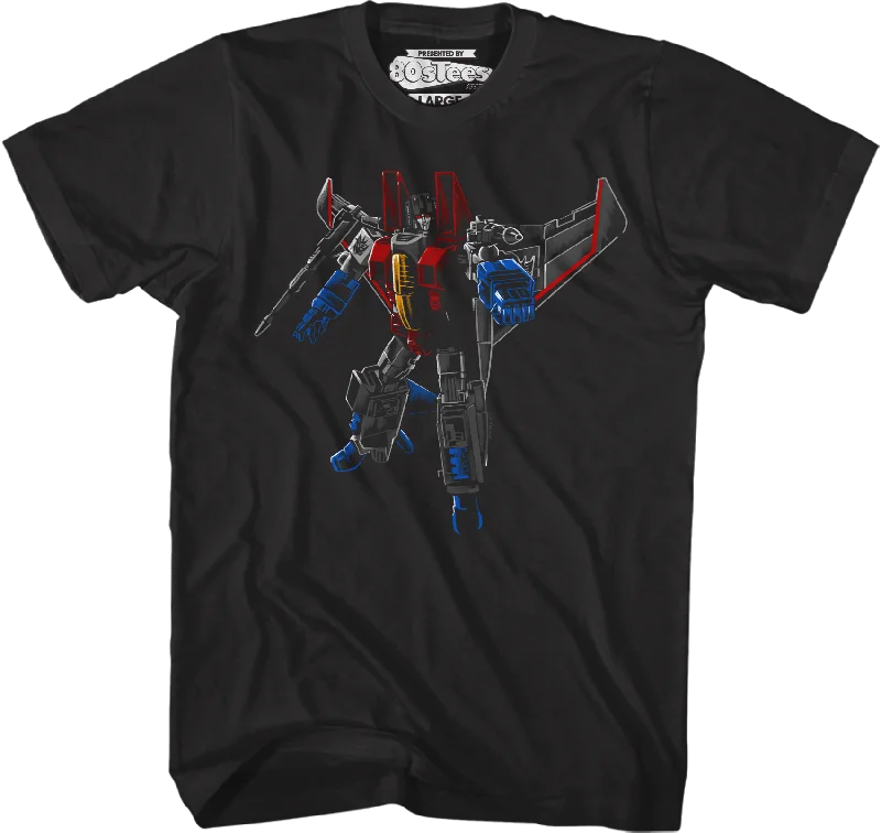 Brush Stroked Starscream Transformers T-Shirt