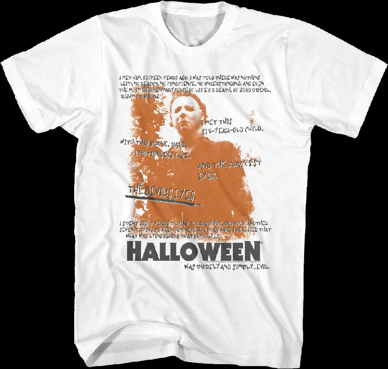 Purely And Simply Evil Halloween T-Shirt