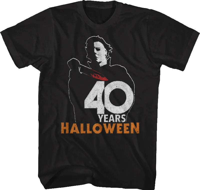 Michael Myers 40 Years Halloween T-Shirt