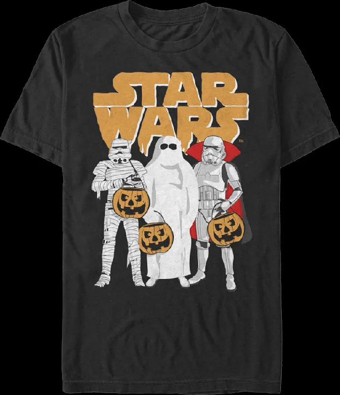 Stormtroopers Trick Or Treating Star Wars T-Shirt