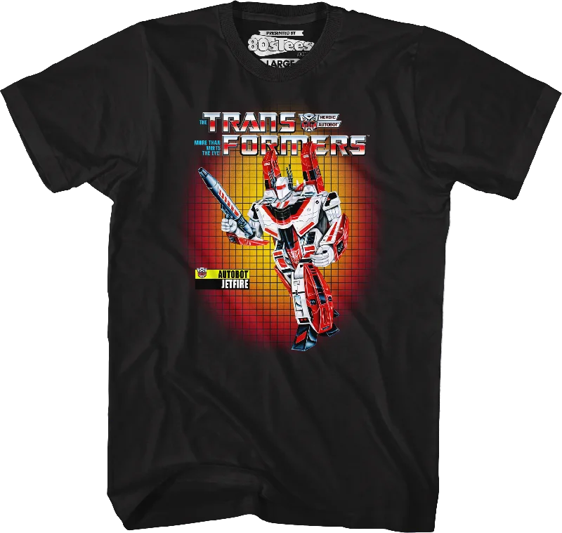 Box Art Jetfire Transformers T-Shirt