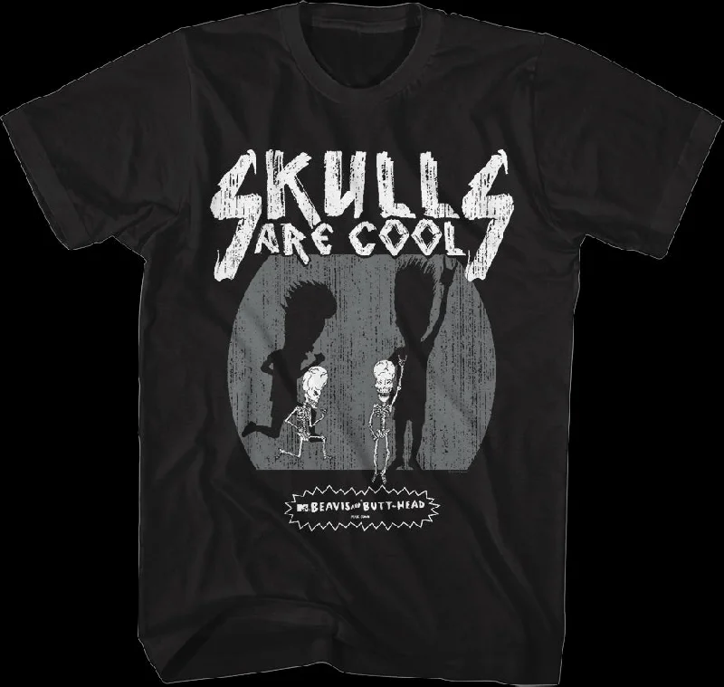 Skulls Are Cool Beavis And Butt-Head T-Shirt