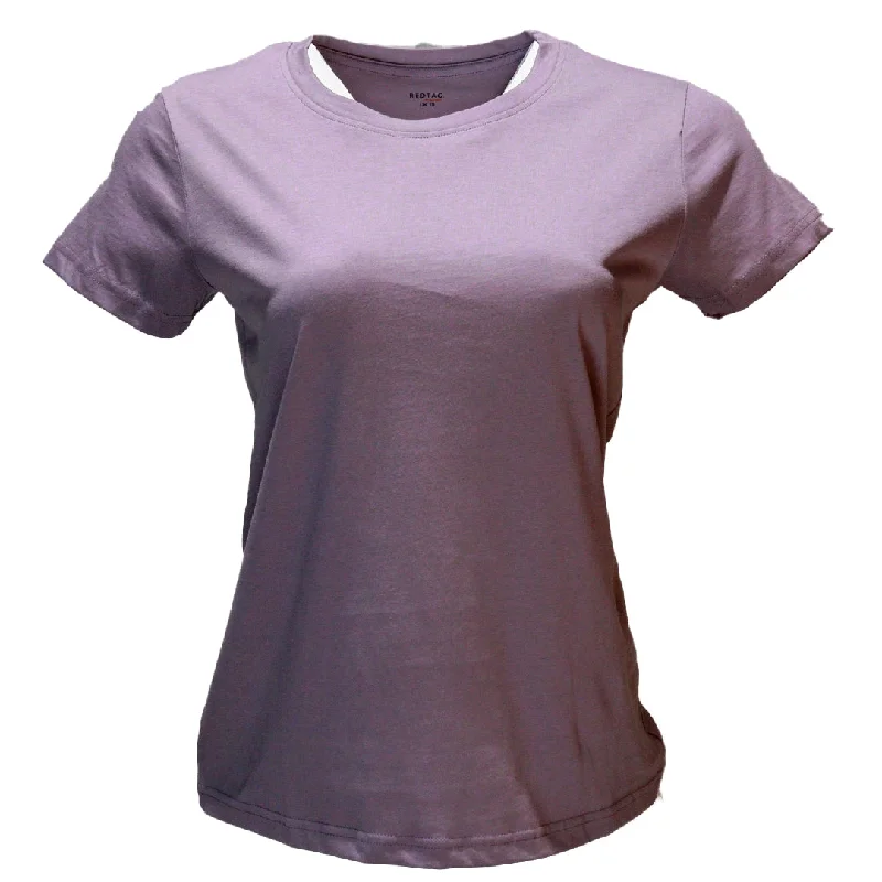 Taupe Short Sleeve Crew Neck T