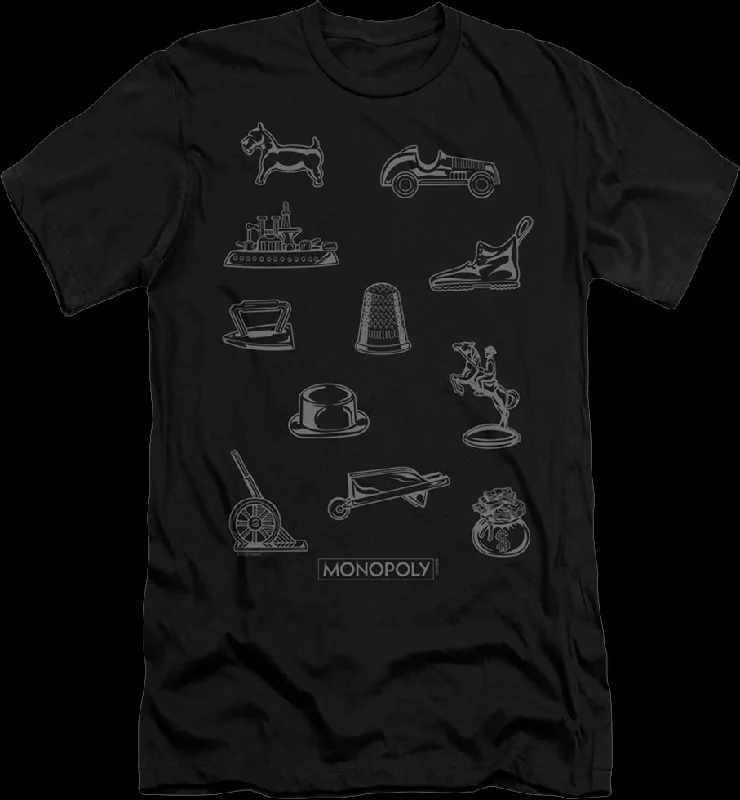 Classic Tokens Monopoly T-Shirt