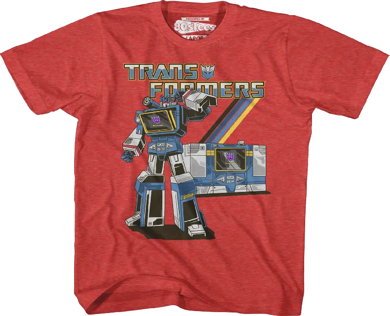 Boys Retro Soundwave Transformers Shirt