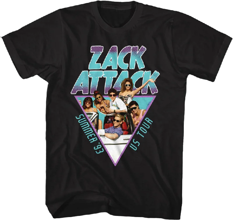 Zack Attack Summer Tour Saved By The Bell T-Shirt