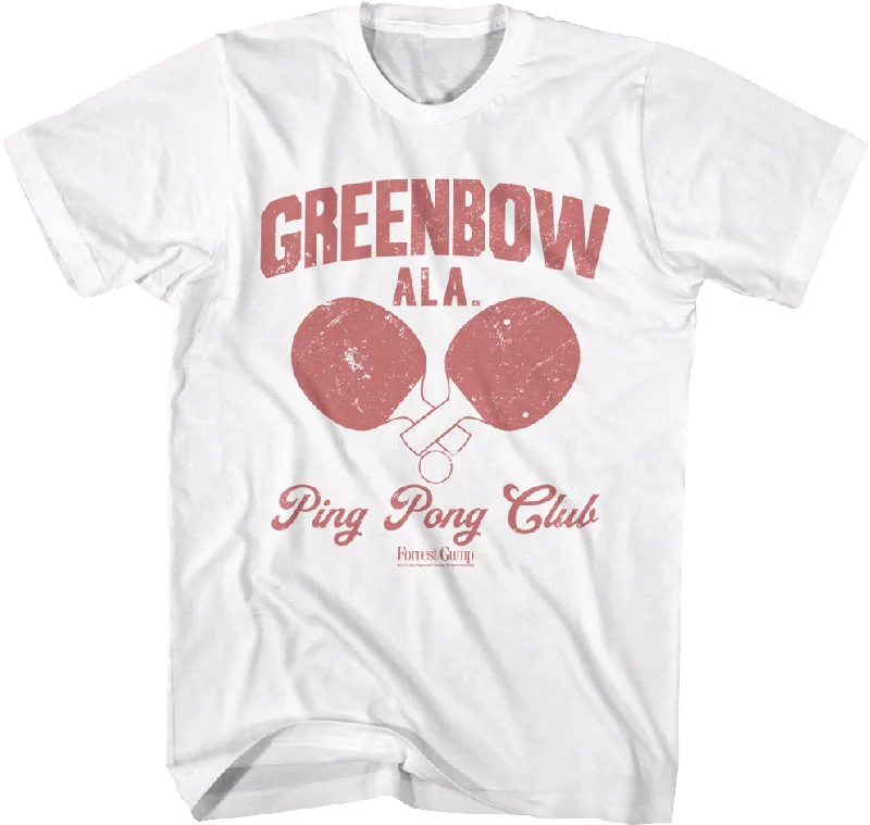 Greenbow Ping Pong Club Forrest Gump T-Shirt