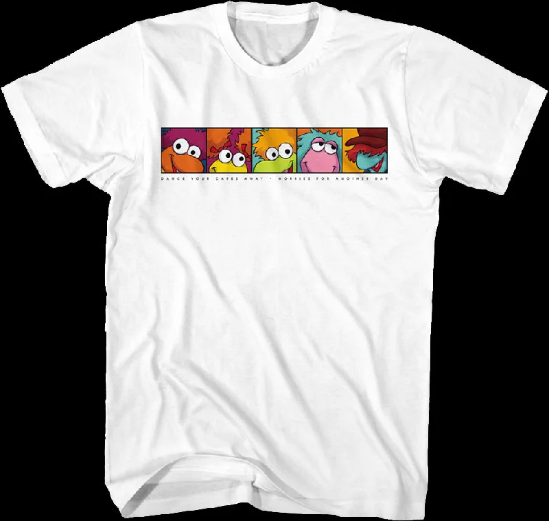 Dance Your Cares Away Panels Fraggle Rock T-Shirt