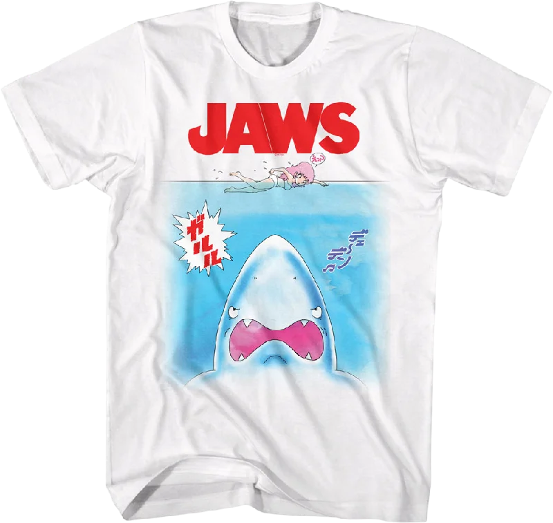 Anime Poster Jaws T-Shirt