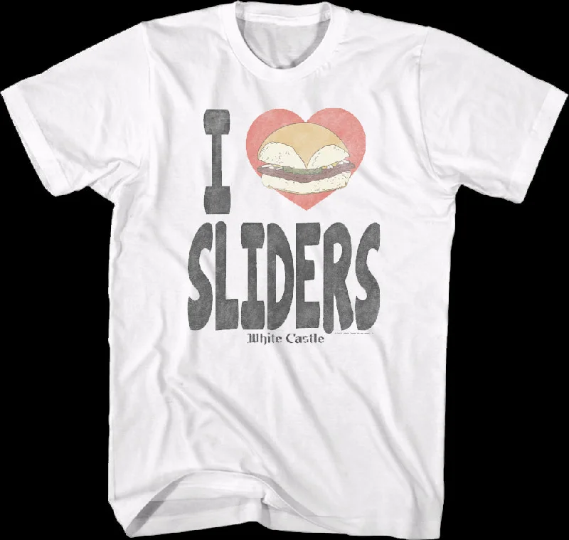 I Love Sliders White Castle T-Shirt