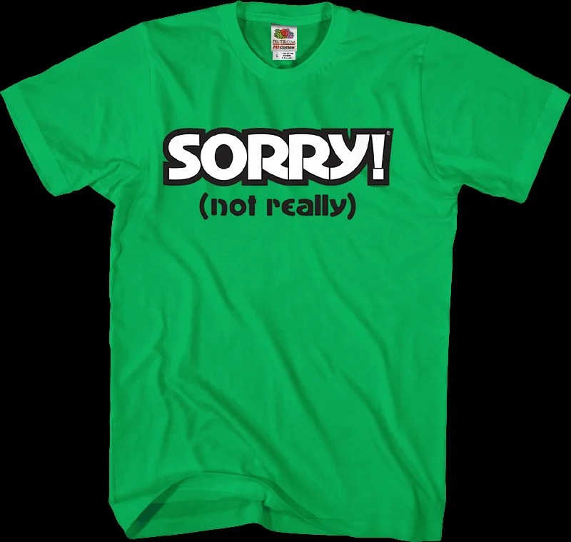 Green Sorry T-Shirt